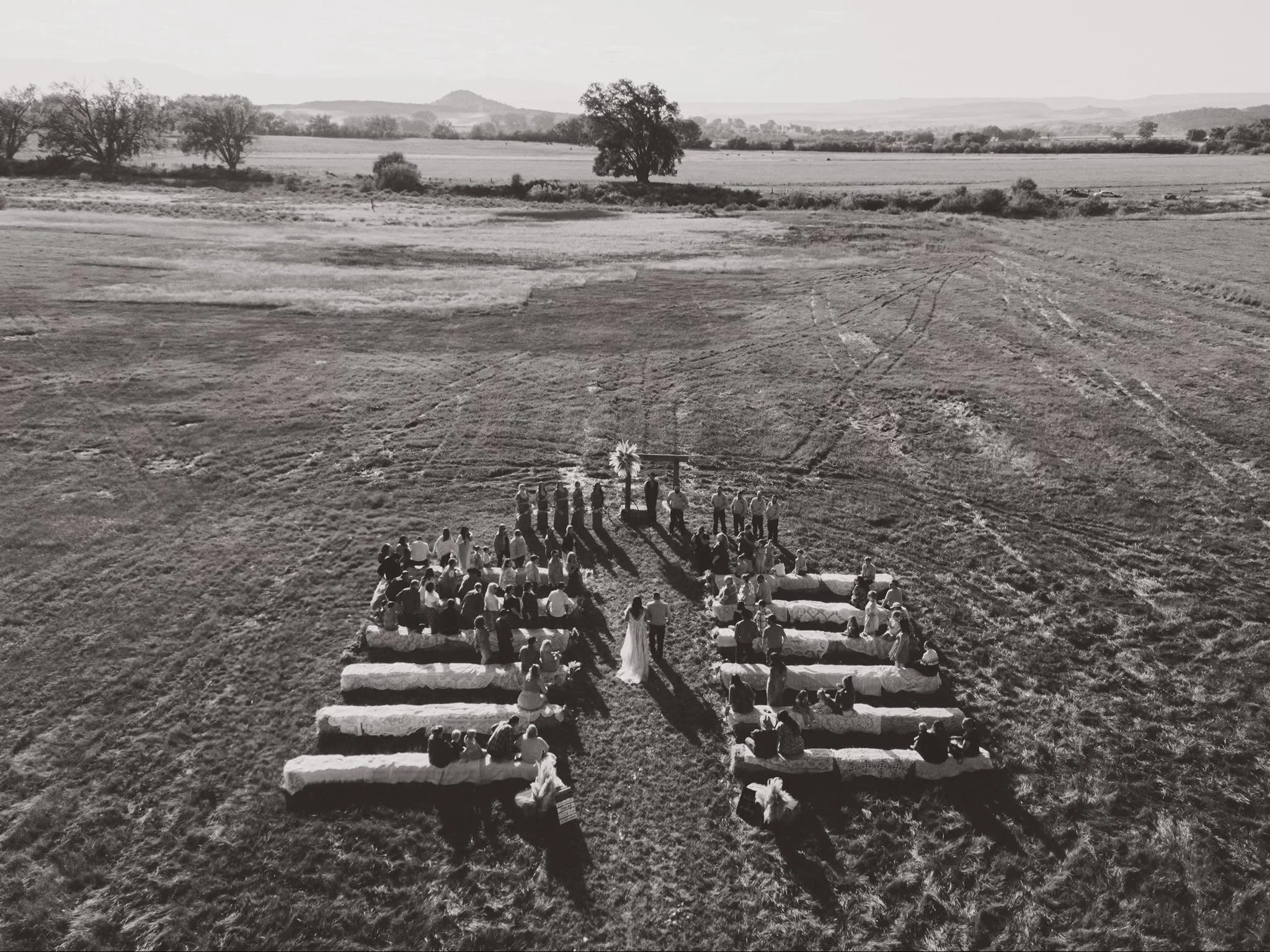 Aerial perspectives on wedding days are spectacular! 

A glimpse from heaven's view. Our team can make it happen because we are certified to fly drones commercially! 

406 Memories