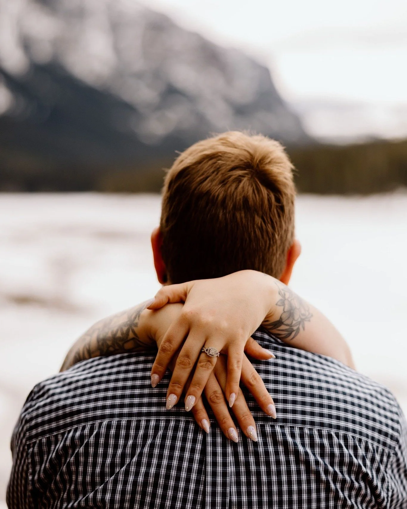 Shayla &amp; Logan traveled all the way from Missoula to Hyalite for their engagement photos! What a couple of amazing troopers. They were brave with the snow and powered through the wind. In the end it was all worth it, and they are such a wonderful