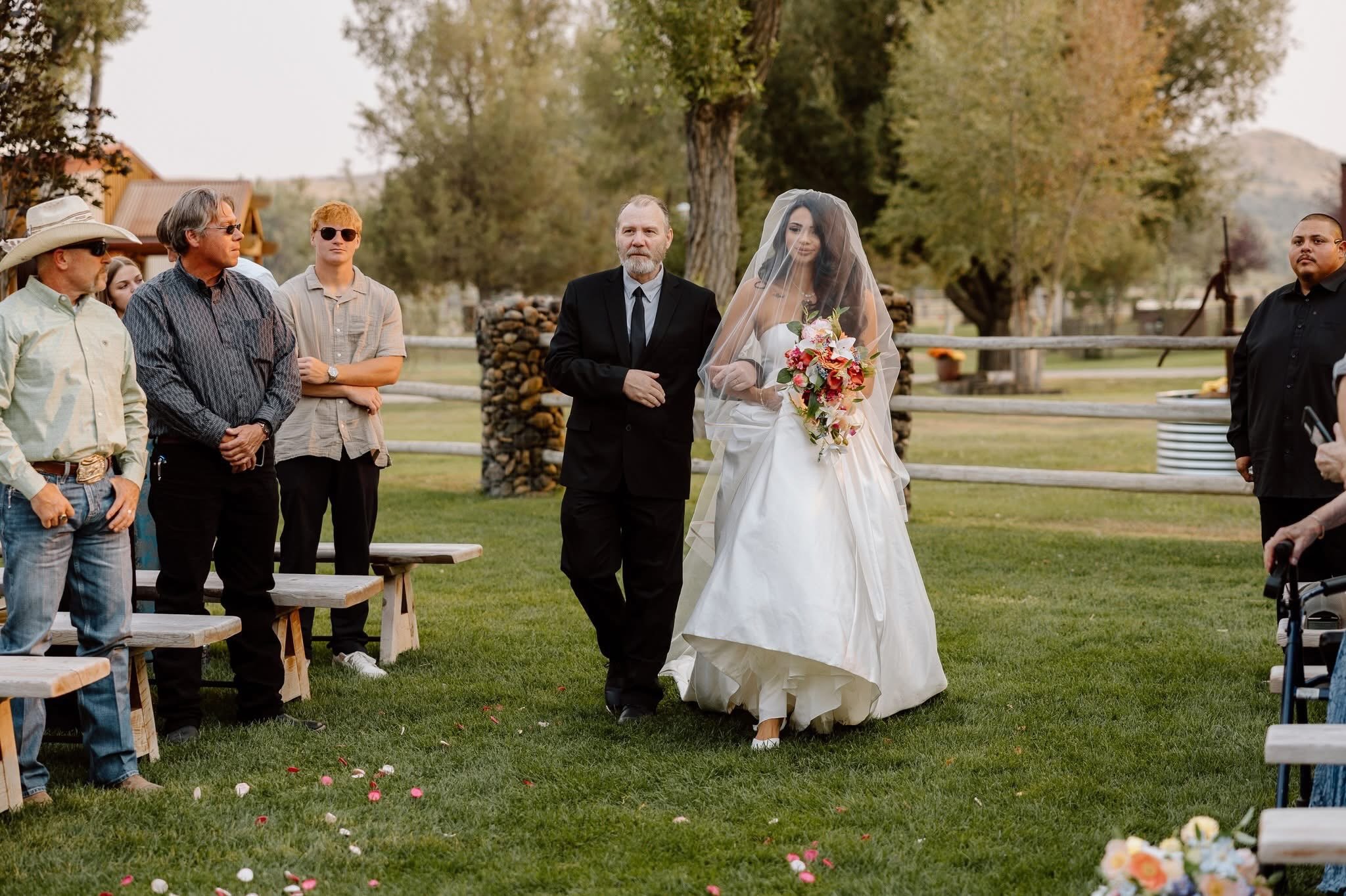 This moment.. how would you ever describe this moment. 

You are finally coming down the aisle, from all your planning, your friends and family are there seeing you for the first time. You see your future in front of you. The love of your life. Your 
