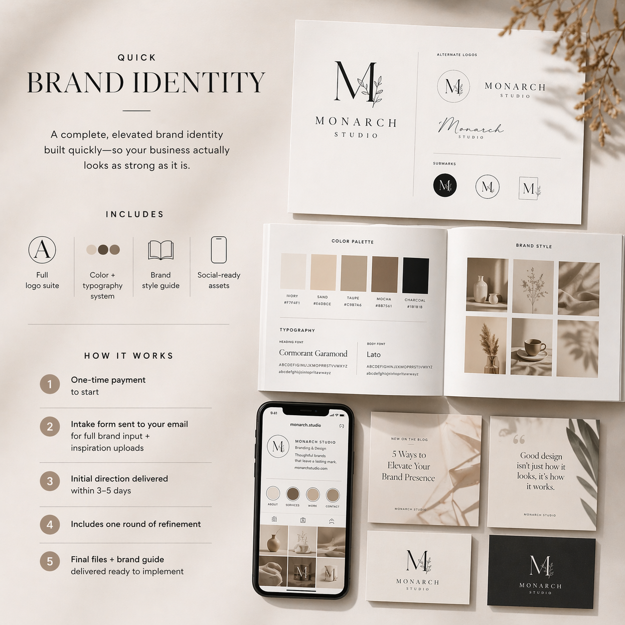 Quick Brand Identity