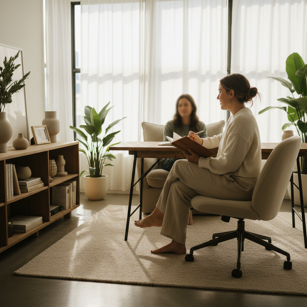 Firefly_Gemini Flash_“Create an ultra-realistic, softly lit image of a coach or consultant meeting with a  200422.png