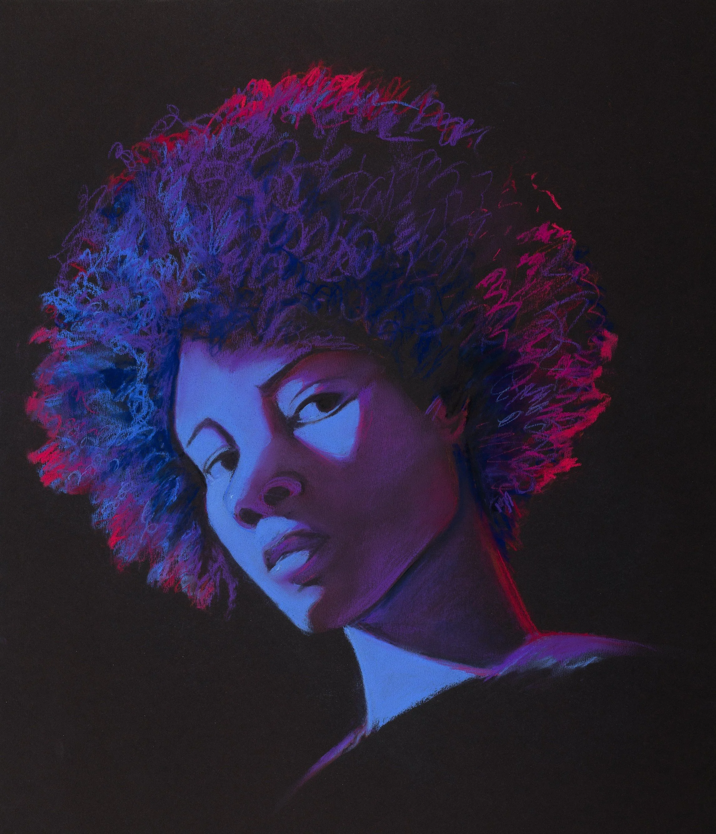 Portrait of Afro Chick.JPG