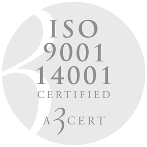 ISO 9001 och ISO 14001 certifierade