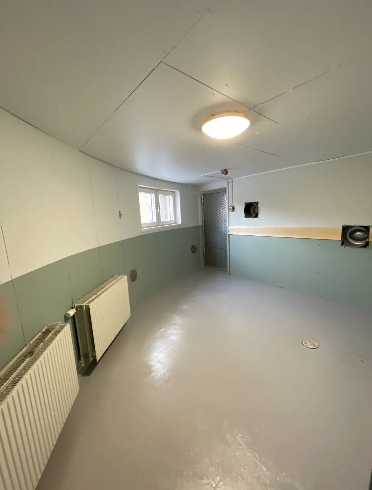 Miljörum efter målning och renovering