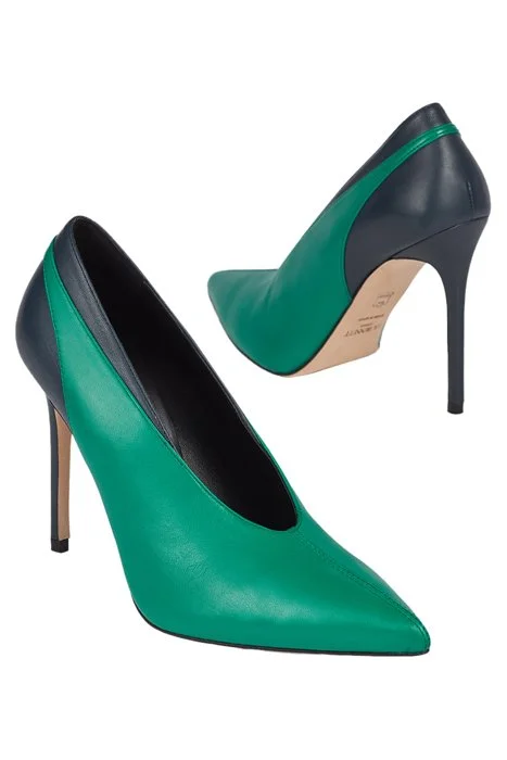 LK Bennett  QUINNY PUMP GREEN/BLUE