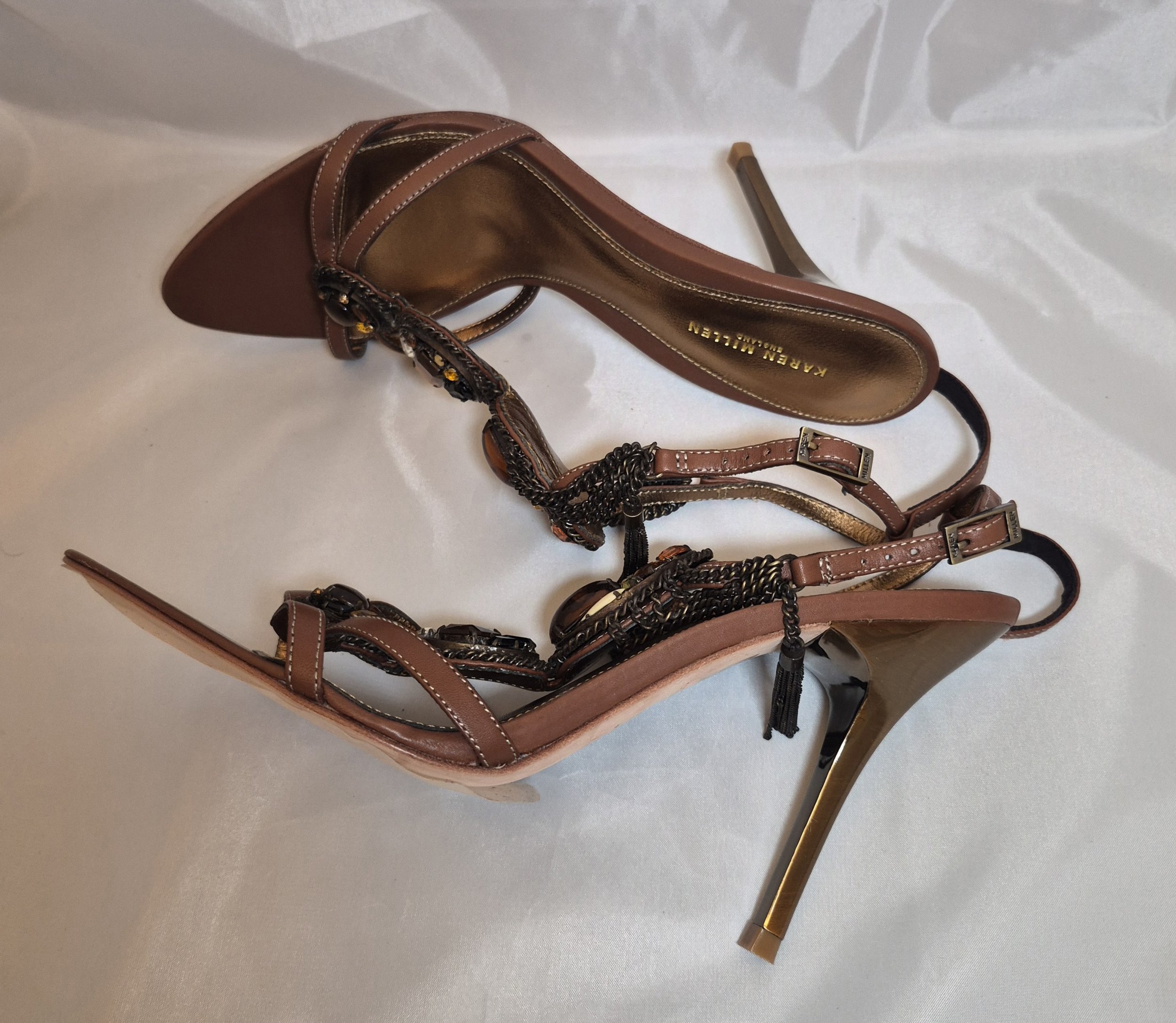 Bohemian Bruine Sandalen voor elke Dag in zomer