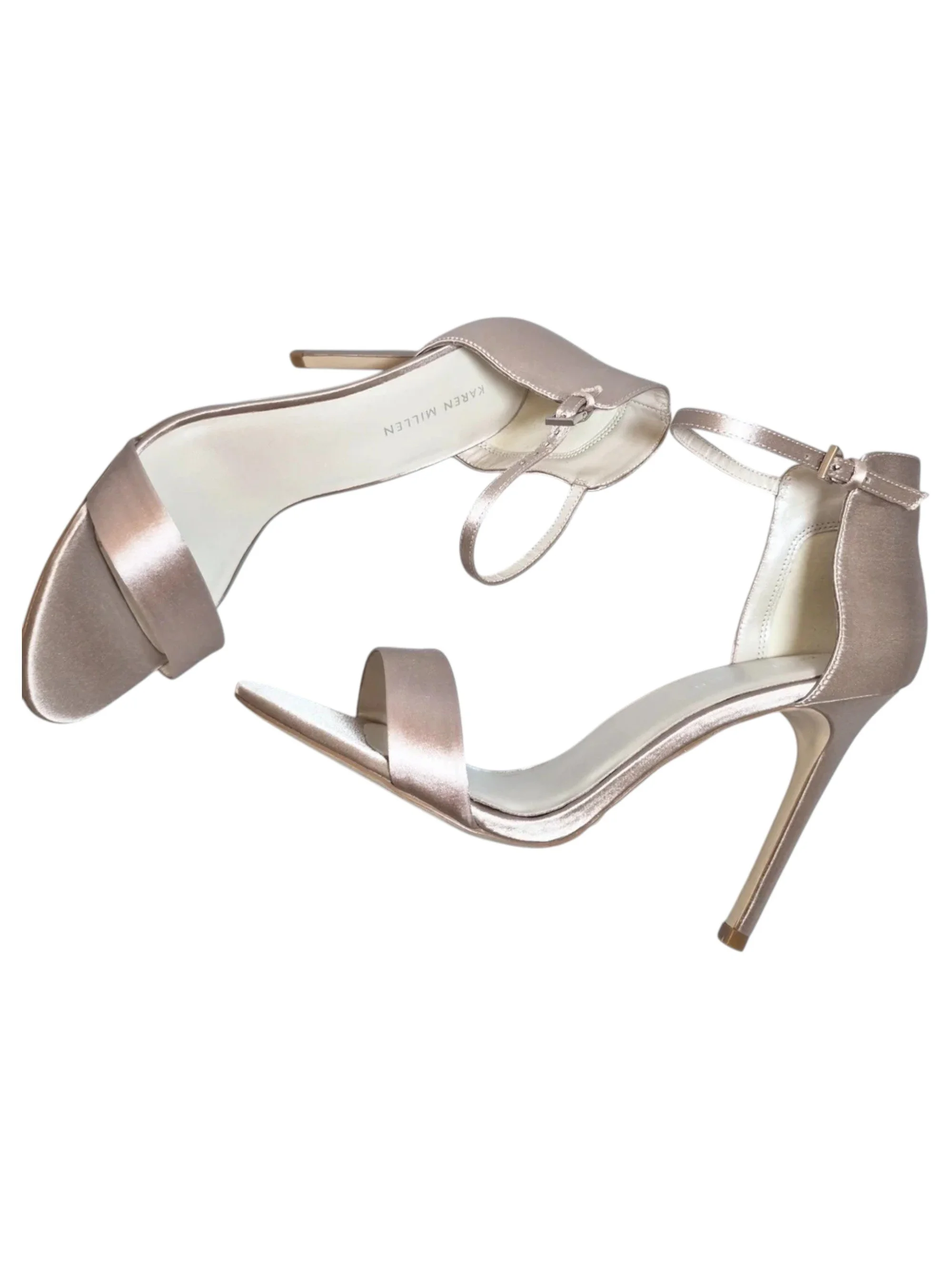 Karen Millen Satijnen sandalen