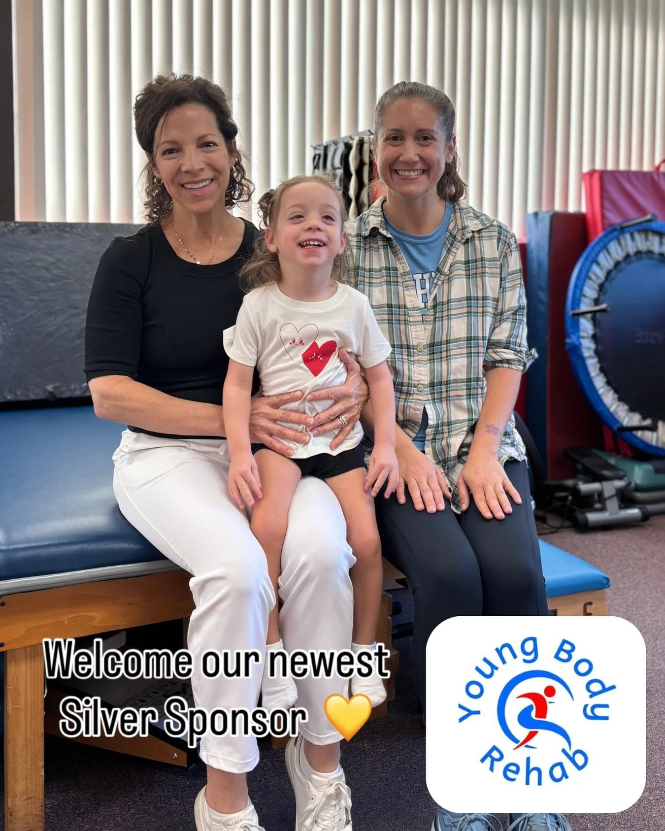 Announcing Our Newest Silver Sponsor! 💛

Young Body Rehab offers life changing therapy for infants through young adults. They specialize in the Adeli Method, the same therapy that transformed Cecilia&rsquo;s progress and they build individualized tr