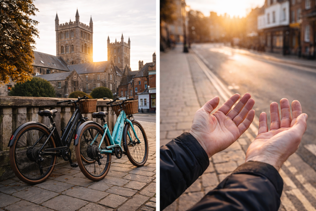 An Extremely Cold but Exhilarating Cycle Ride to Sturminster Marshall