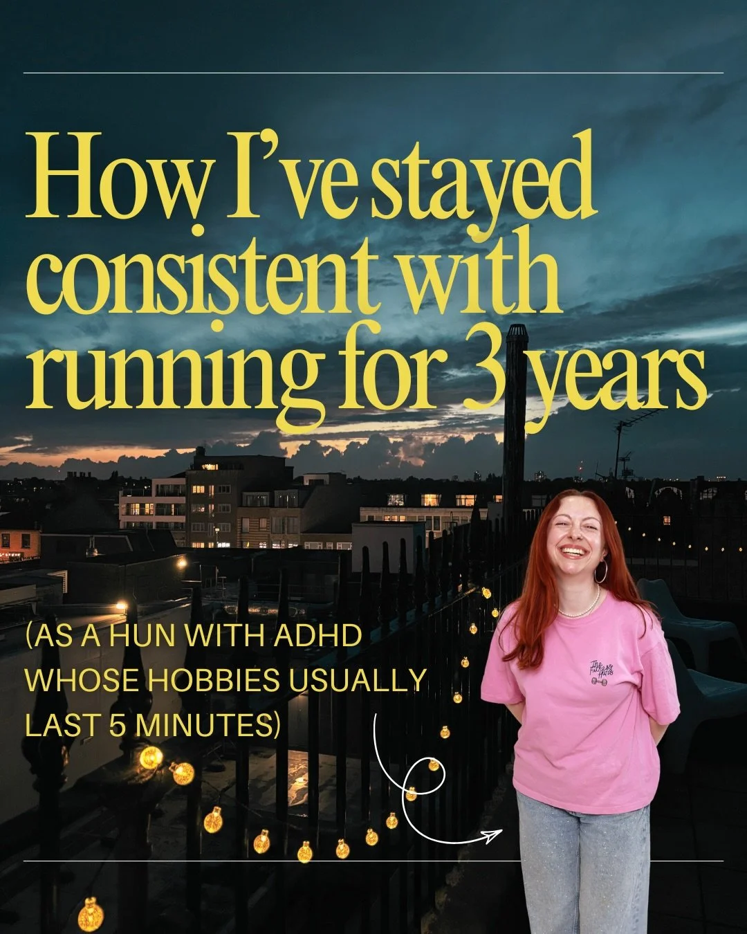 How I&rsquo;ve stayed consistent with running for THREE WHOLE YEARS(!!!) as someone with ADHD whose hobbies usually last 5 minutes ☺️☺️

This is one of the things I get asked the most so I hope this is helpful for other ADHD huns out there who are st