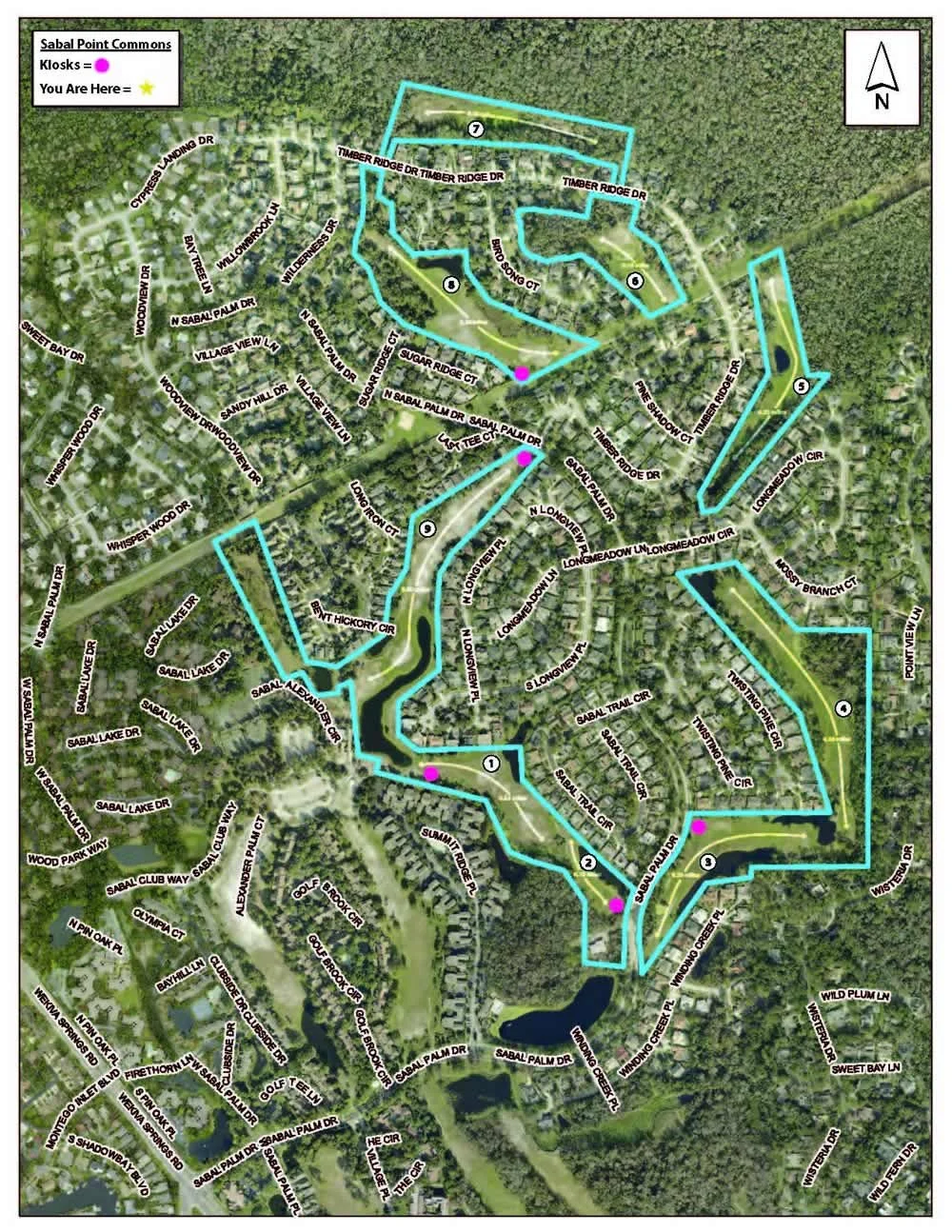 Map of Sabal Point Commons