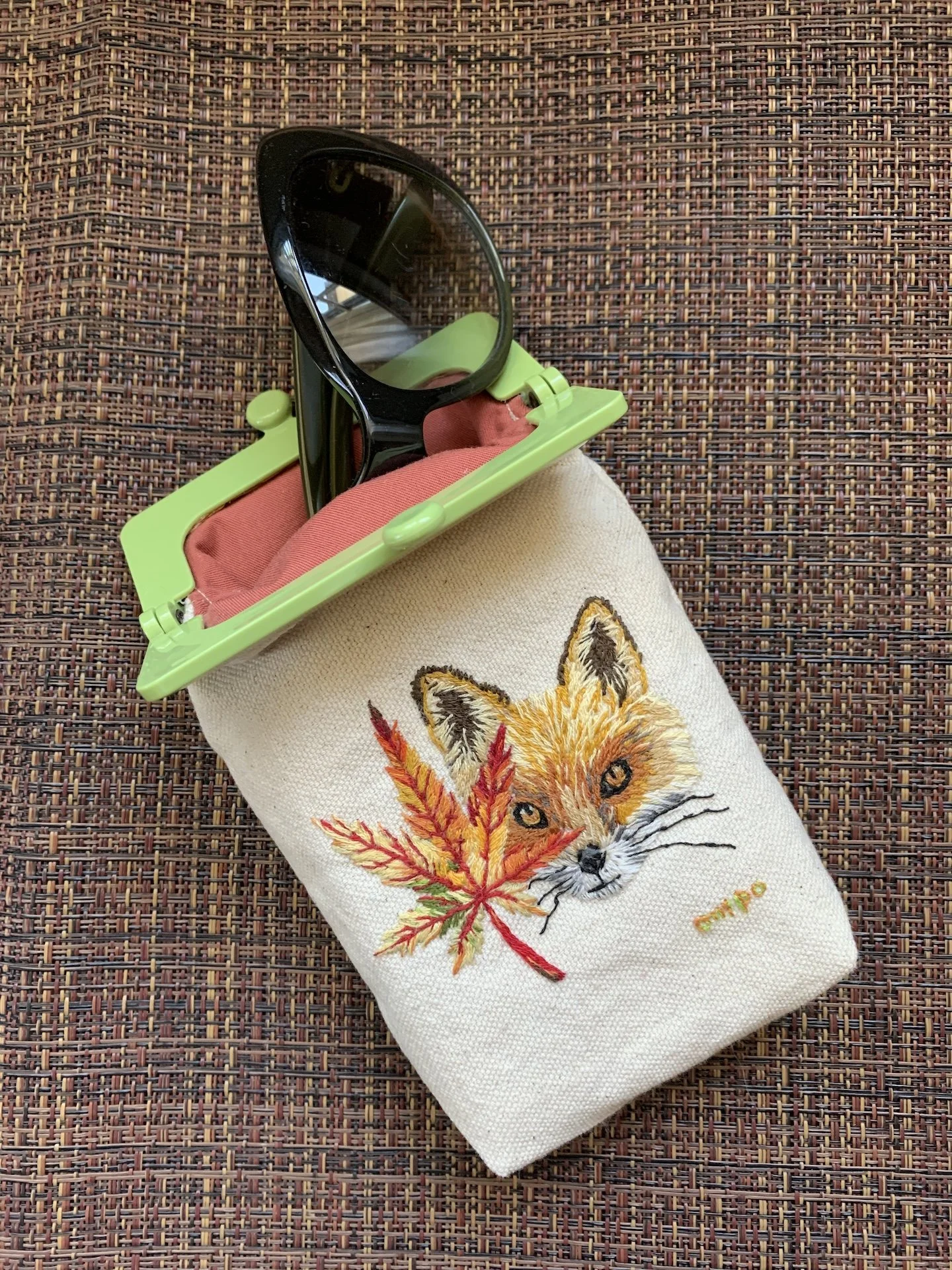 project example of Fall fox stick & stitch pattern by mipomipo.jpeg