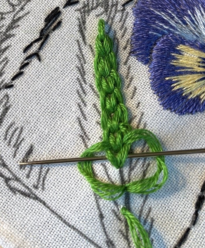 Hungarian Braided Chain Stitch
