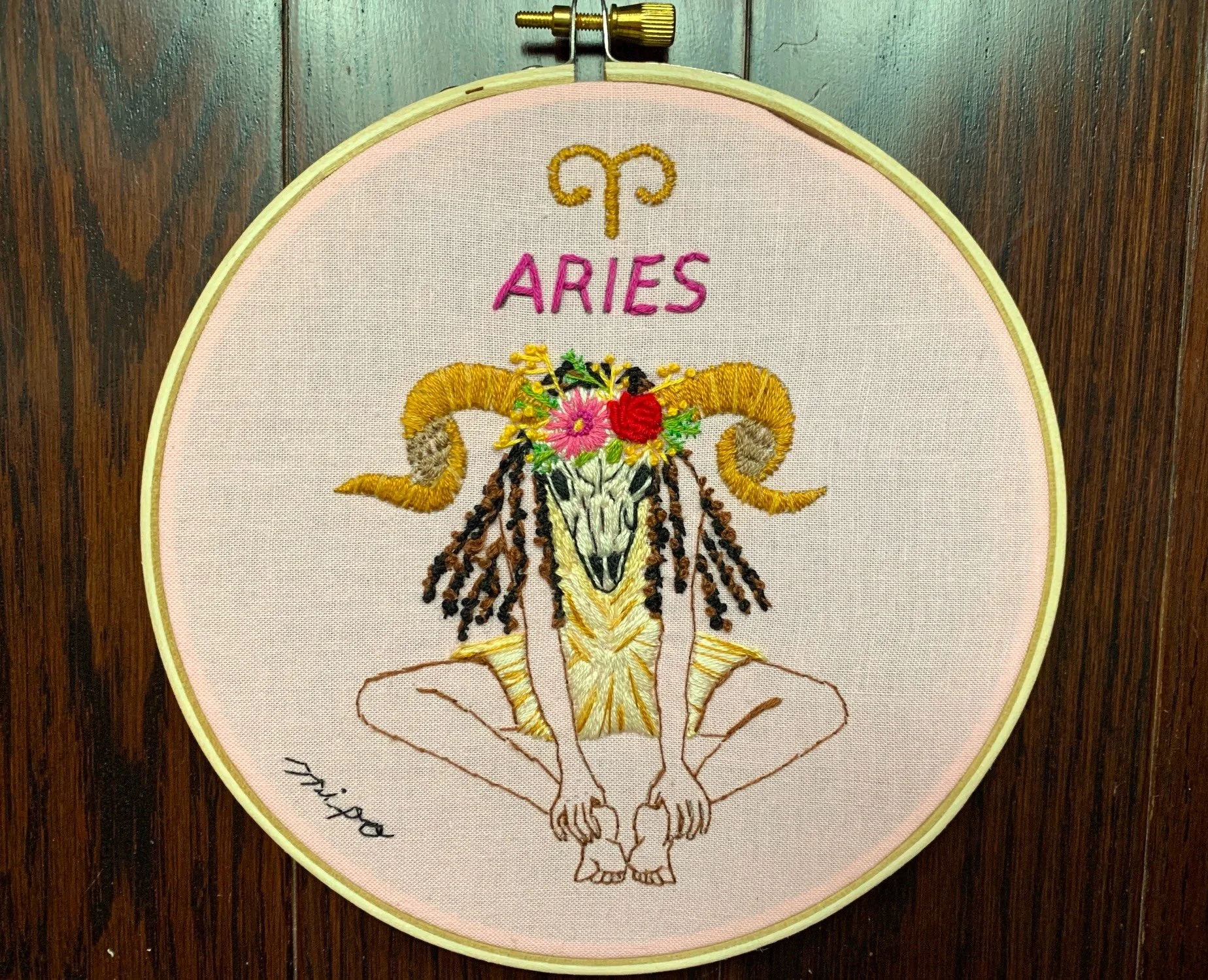 Dark zodiac girl embroidery Aries design.jpg