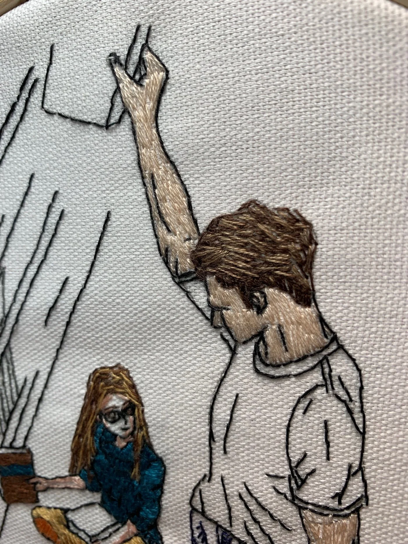 stitching process of Library embroidery by mipomipo.jpeg