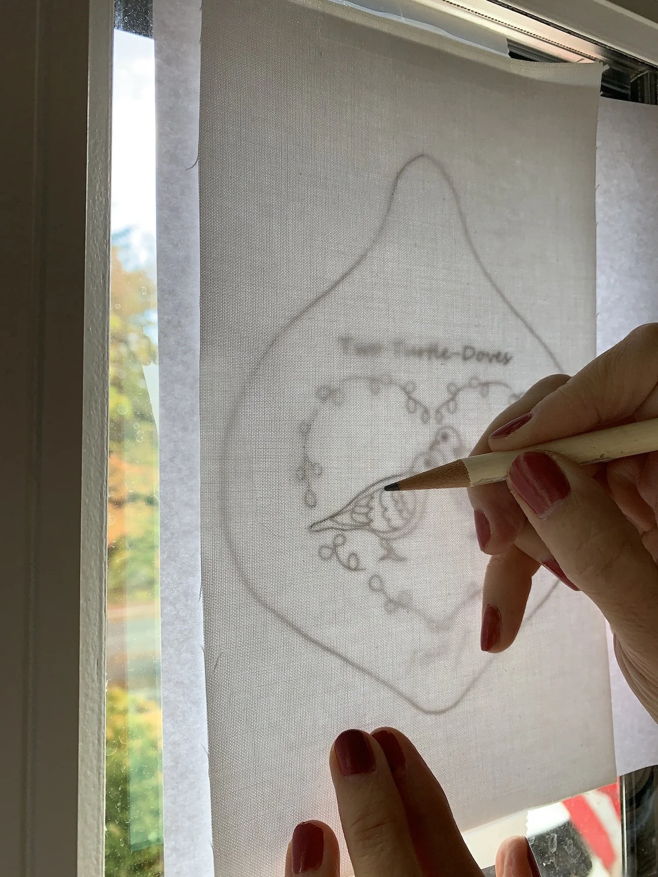 Two turtle dove ornament trading the pattern instruction10.JPG