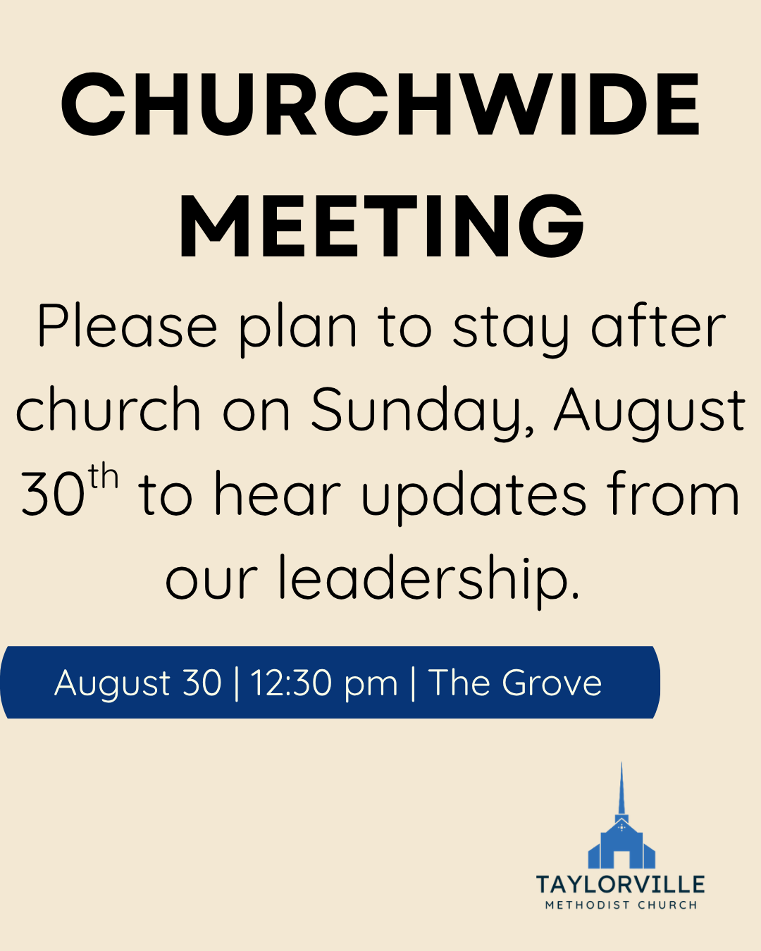 Churchwide Meeting