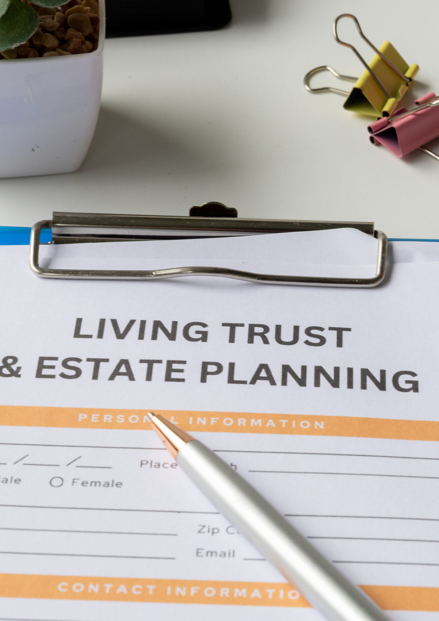 Living will and estate planning information capture