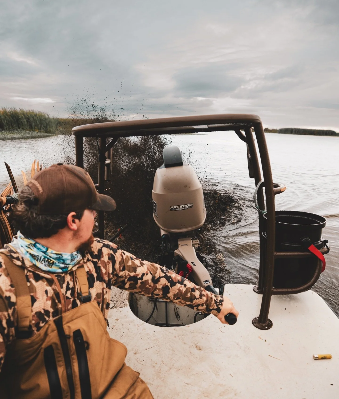 The D18 paired with a @freedom.outboard.motors 🫡🫡🫡