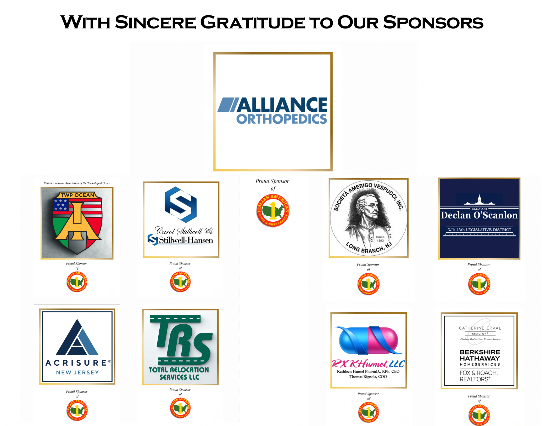 Champions of the New Jersey Chapter Launch