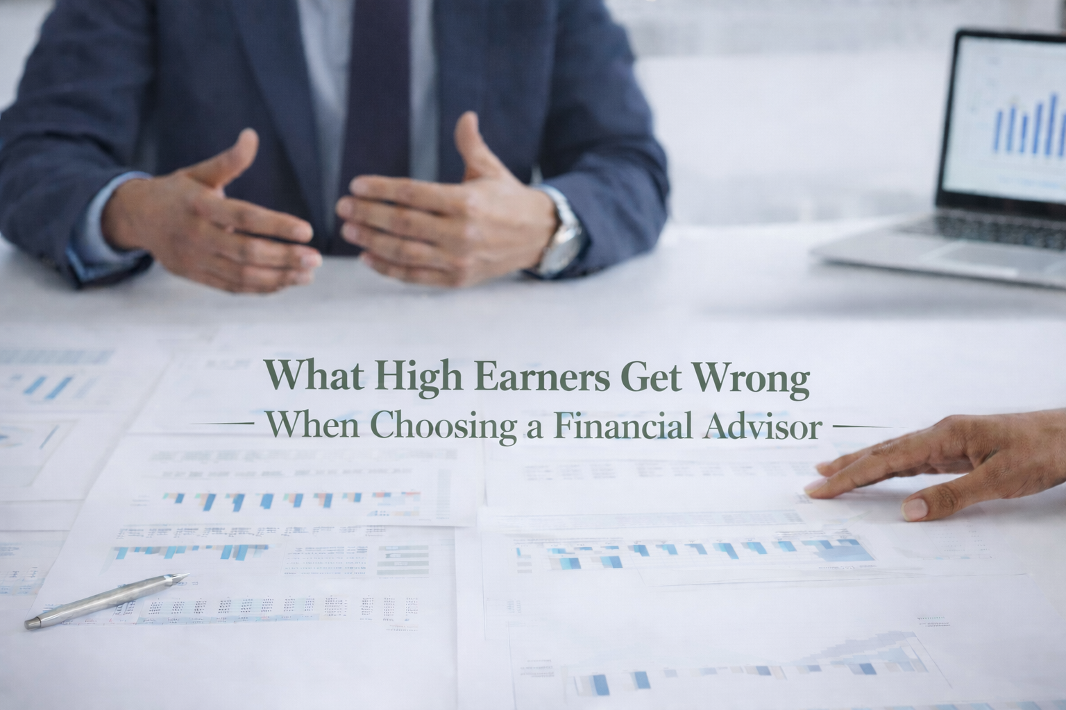 What High Earners Get Wrong When Choosing a Financial Advisor