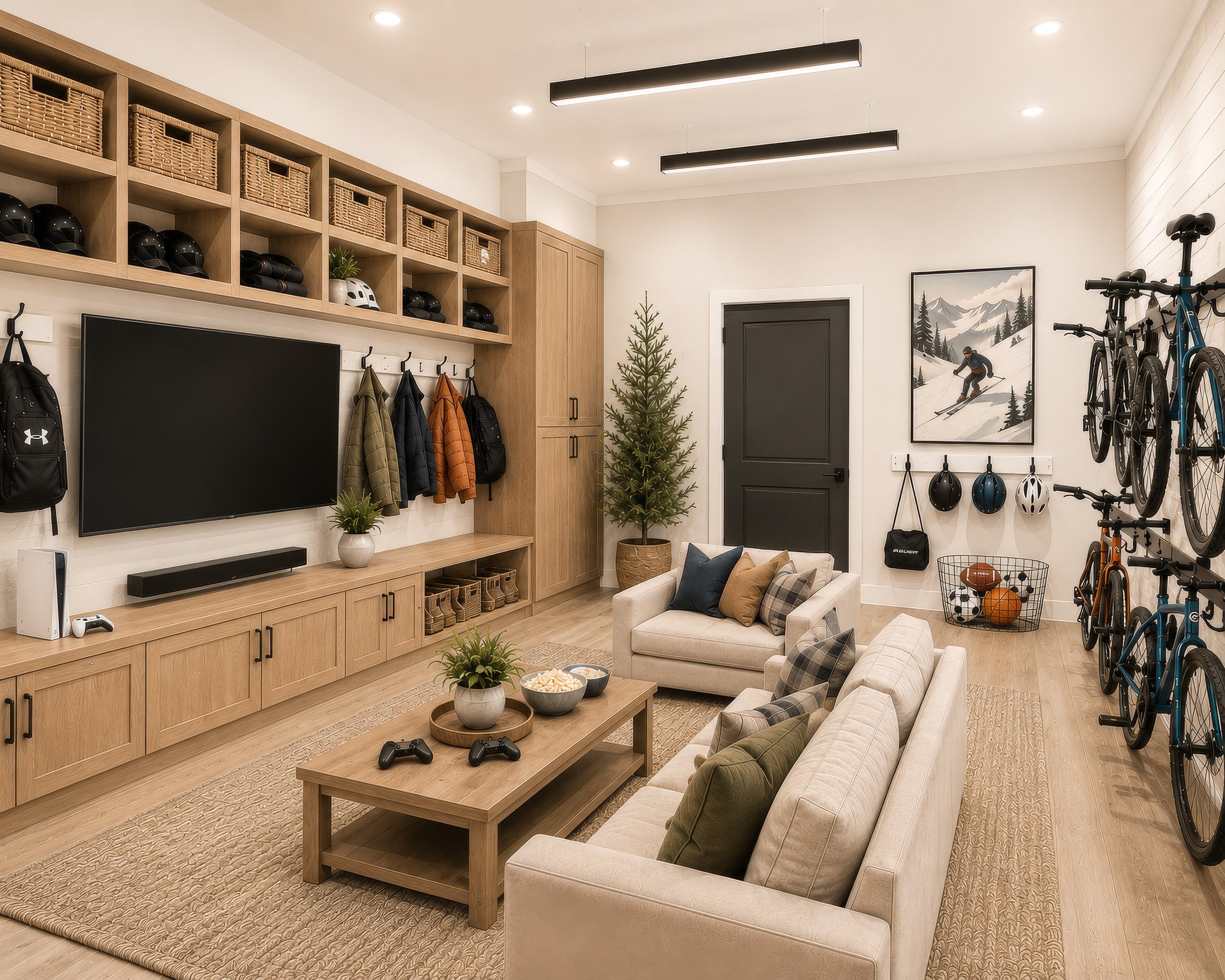 Powderline Club Room - Storage Room