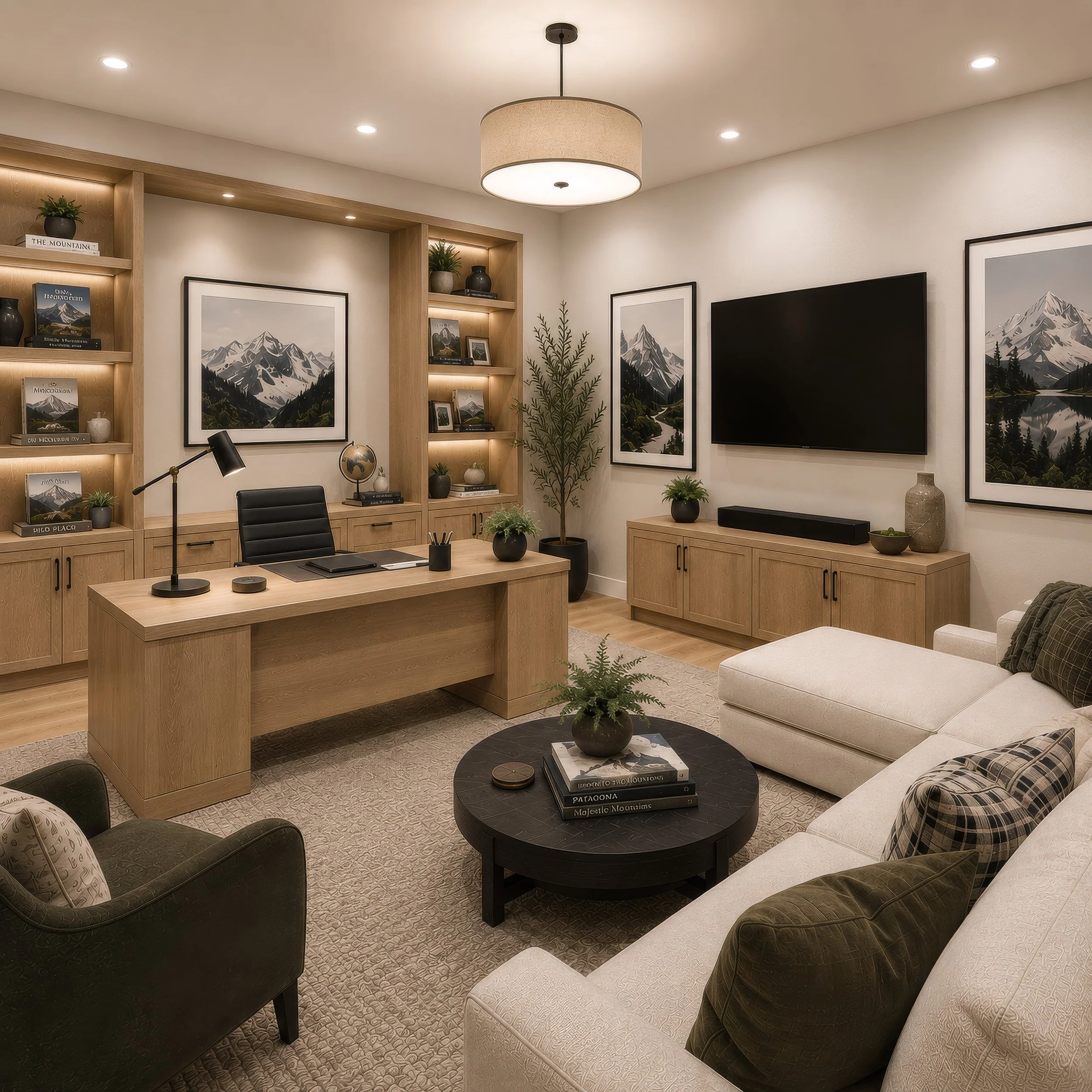 Powderline Club Room - home office
