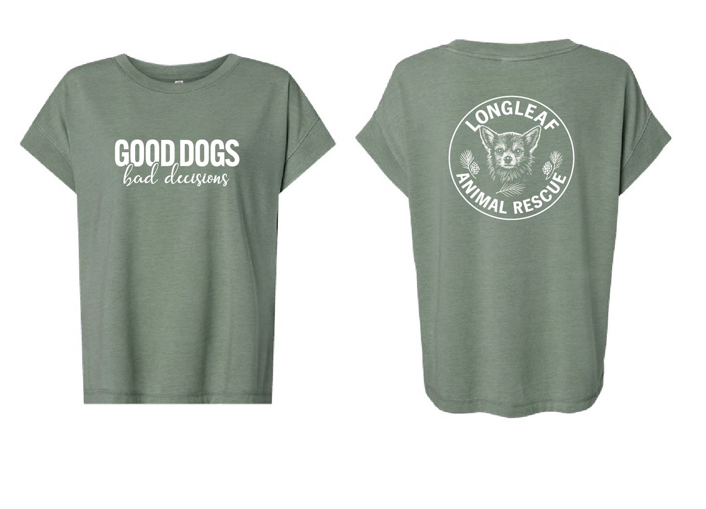 Bad Dogs Good Decisions Relaxed Vintage Wash Tee