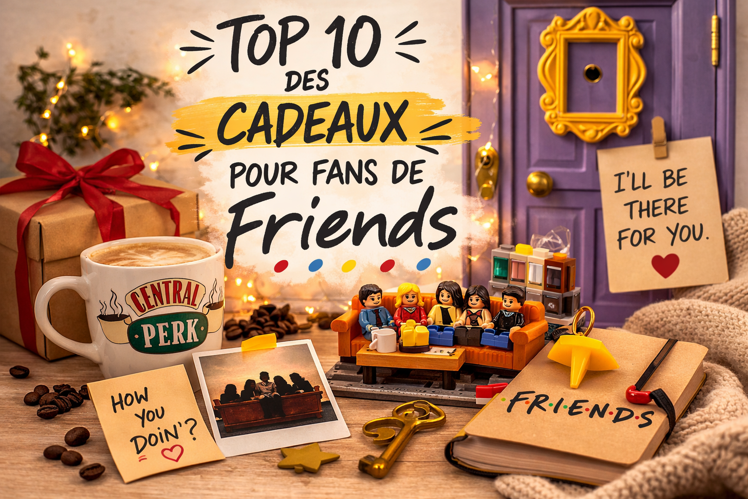 TOP 10 des cadeaux pour fans de Friends