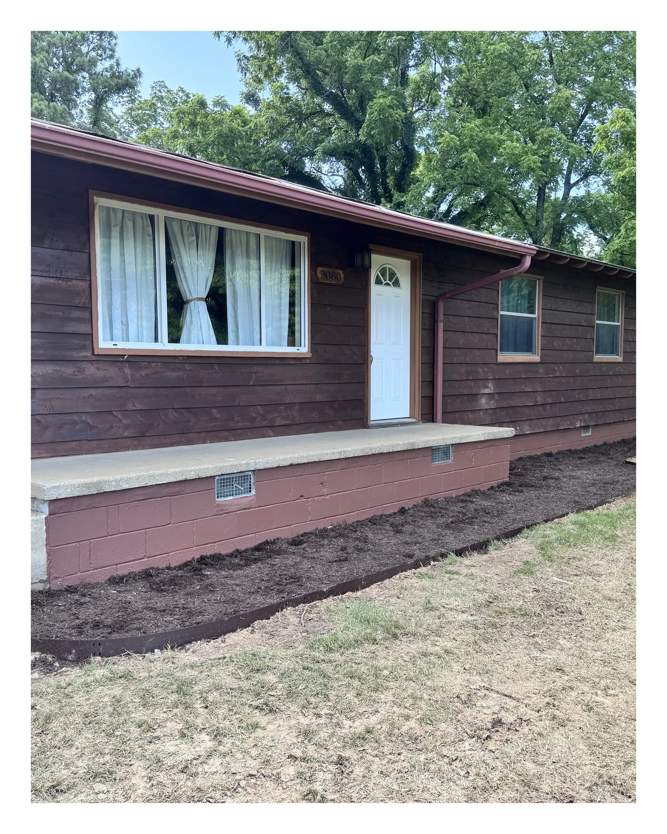Flower bed installation