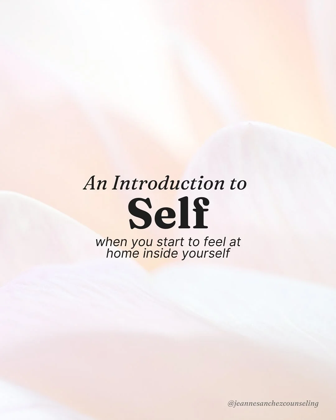 When your system begins to settle,⁣
something steady comes forward. Calm, curious, unhurried.⁣
⁣
In IFS, we call that energy Self.⁣
⁣
𝘋𝘪𝘴𝘤𝘭𝘢𝘪𝘮𝘦𝘳: 𝘛𝘩𝘪𝘴 𝘱𝘢𝘨𝘦 𝘪𝘴 𝘧𝘰𝘳 𝘳𝘦𝘧𝘭𝘦𝘤𝘵𝘪𝘰𝘯 𝘢𝘯𝘥 𝘦𝘥𝘶𝘤𝘢𝘵𝘪𝘰𝘯 𝘰𝘯𝘭𝘺. 𝘚𝘰𝘤?