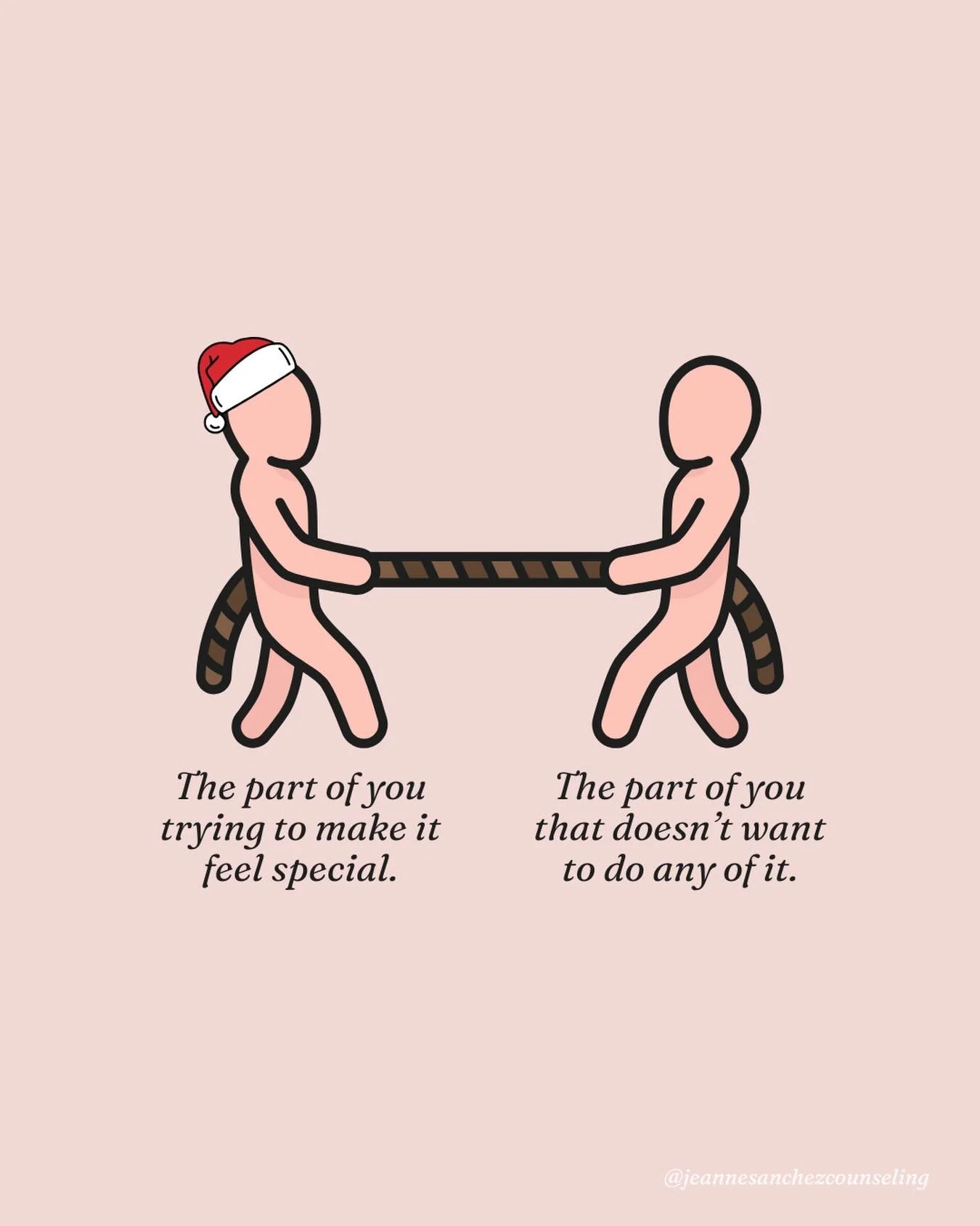 The holidays don&rsquo;t always activate 𝘰𝘯𝘦 feeling.⁣
Sometimes two parts inside you pull in different directions.⁣
⁣⁣
𝘋𝘪𝘴𝘤𝘭𝘢𝘪𝘮𝘦𝘳: 𝘛𝘩𝘪𝘴 𝘱𝘢𝘨𝘦 𝘪𝘴 𝘧𝘰𝘳 𝘳𝘦𝘧𝘭𝘦𝘤𝘵𝘪𝘰𝘯 𝘢𝘯𝘥 𝘦𝘥𝘶𝘤𝘢𝘵𝘪𝘰𝘯 𝘰𝘯𝘭𝘺. 𝘚𝘰𝘤𝘪𝘢𝘭 𝘮𝘦?