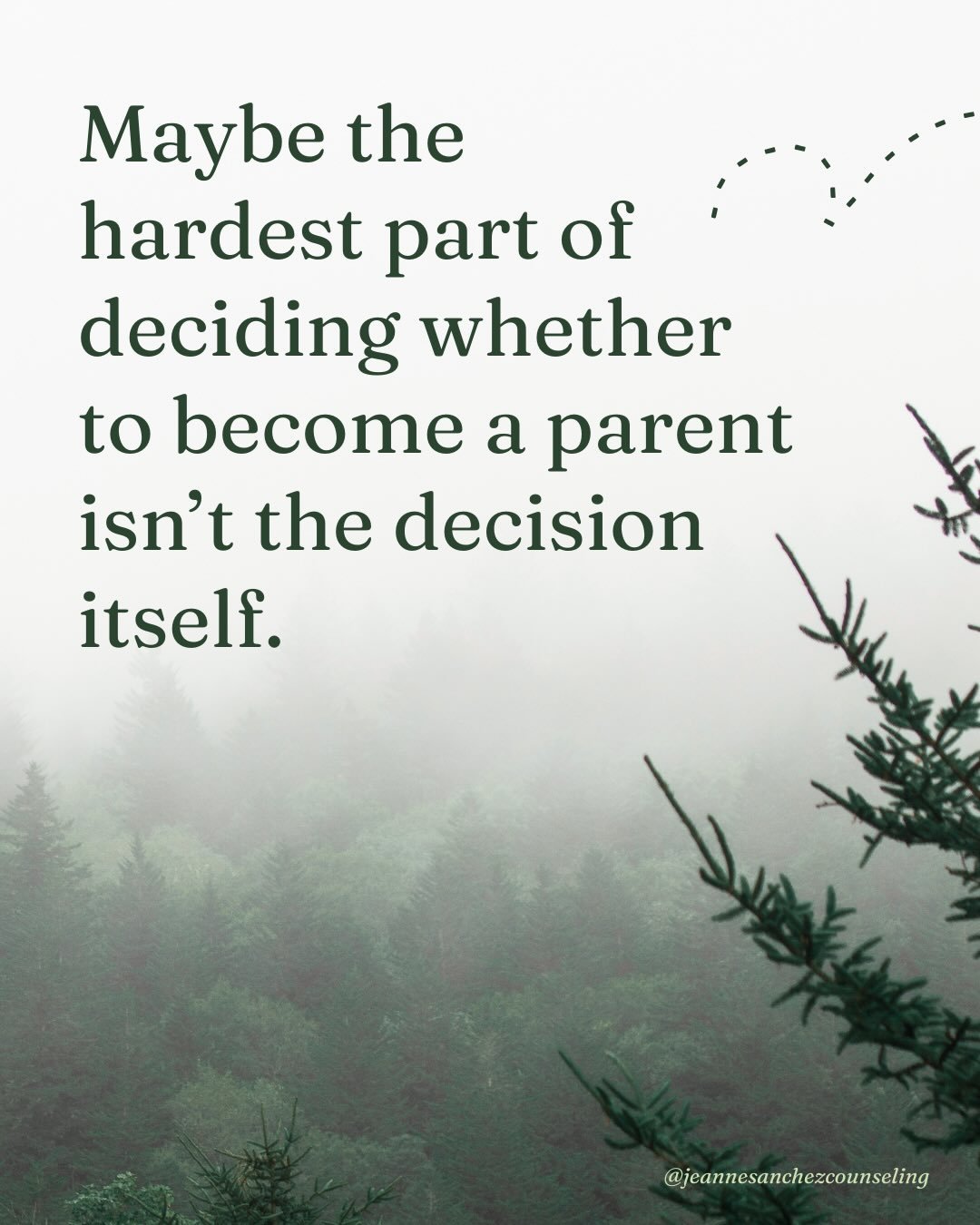 We often approach major life decisions as though there is a right answer waiting to be discovered.

As though enough reflection, research, or time will eventually show us the correct path.

I return often to Cheryl Strayed&rsquo;s words:
&ldquo;There