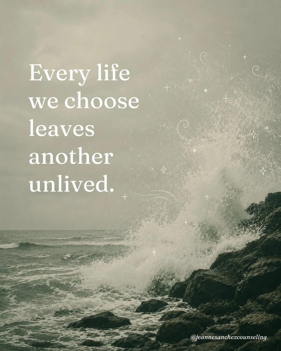 The life we didn&rsquo;t choose can be important and beautiful, too.
⁣⁣⁣⁣
𝘋𝘪𝘴𝘤𝘭𝘢𝘪𝘮𝘦𝘳: 𝘛𝘩𝘪𝘴 𝘱𝘢𝘨𝘦 𝘪𝘴 𝘧𝘰𝘳 𝘳𝘦𝘧𝘭𝘦𝘤𝘵𝘪𝘰𝘯 𝘢𝘯𝘥 𝘦𝘥𝘶𝘤𝘢𝘵𝘪𝘰𝘯 𝘰𝘯𝘭𝘺. 𝘚𝘰𝘤𝘪𝘢𝘭 𝘮𝘦𝘥𝘪𝘢 𝘪𝘴 𝘯𝘰𝘵 𝘢 𝘴𝘶𝘣𝘴𝘵𝘪𝘵𝘶𝘵𝘦 𝘧𝘰𝘳 