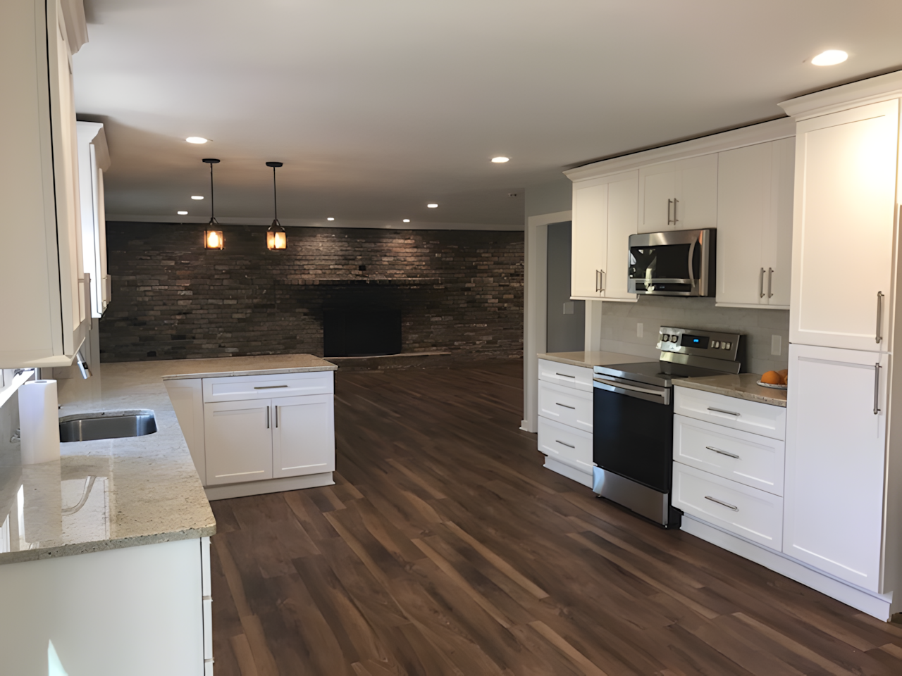 Inside the home of a custom Kitchen in Western Carolina