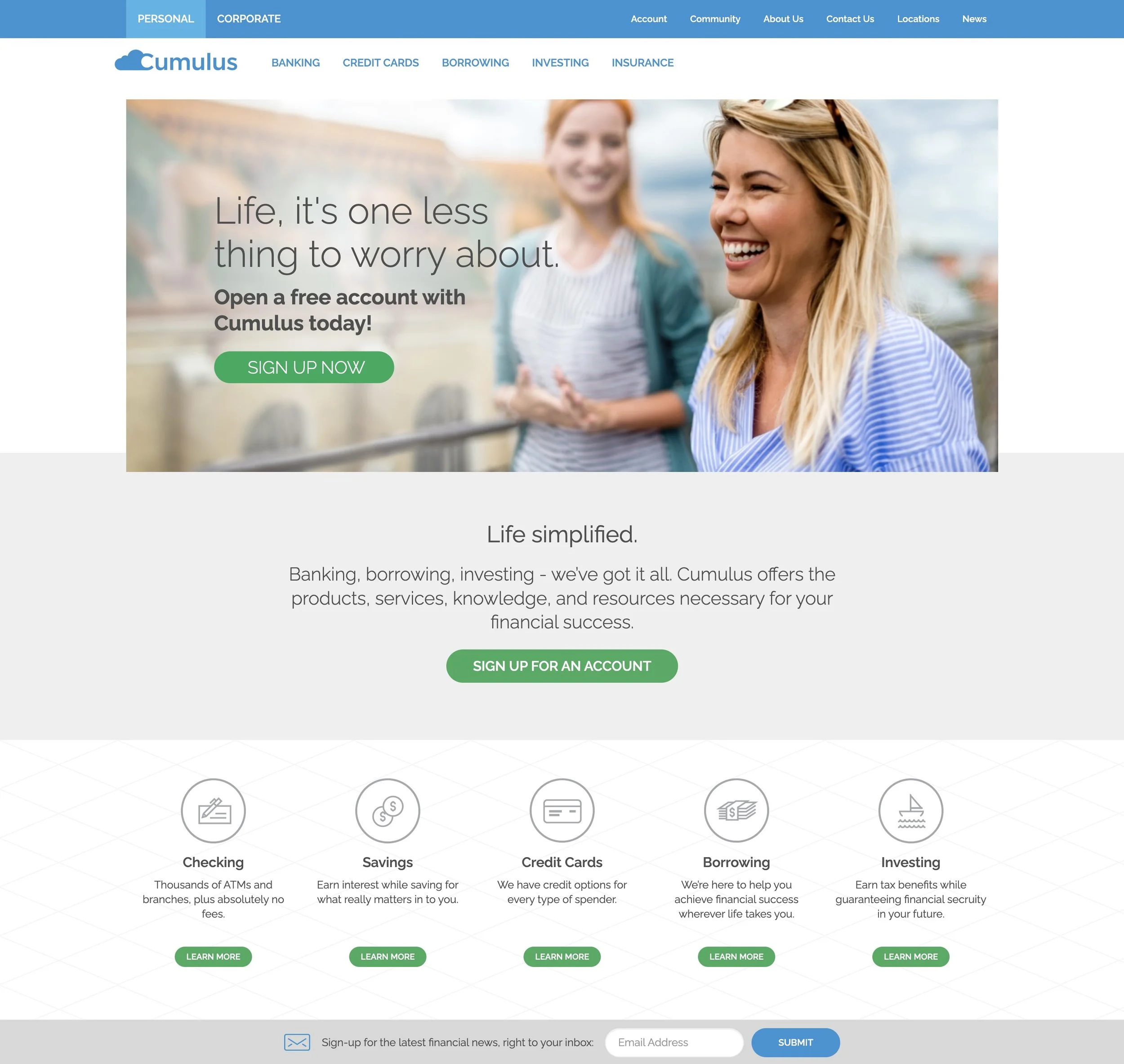Financial Services Brand Sample