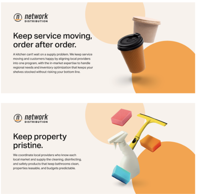 Supply Chain Rebrand Samples