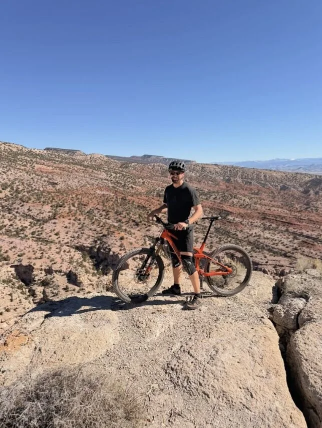 Mountain Biker has a Key Realization on the Trail
