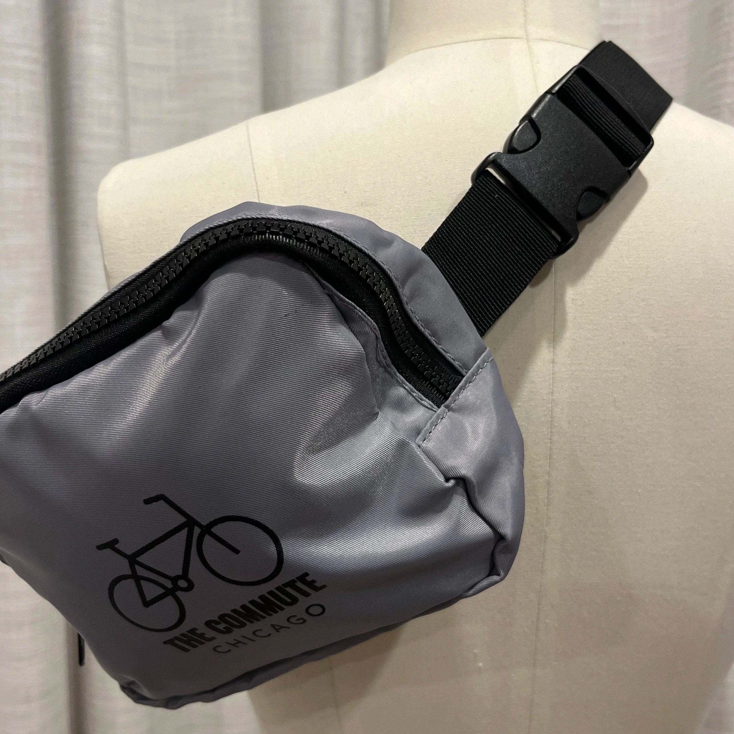 Rugged two zipper belt bag and fanny pack.