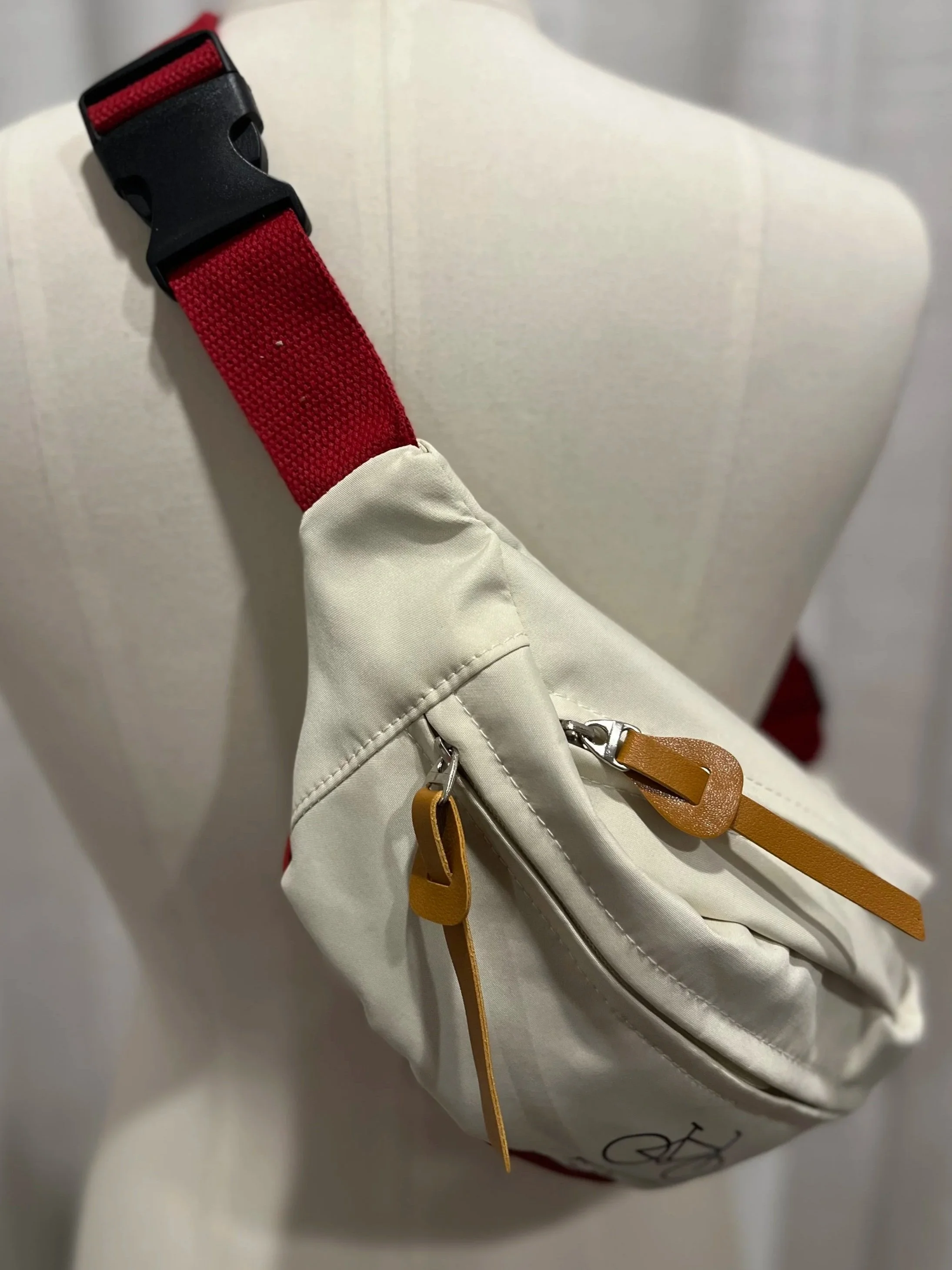 Durable strap and buckle to attach U-Lock Clip