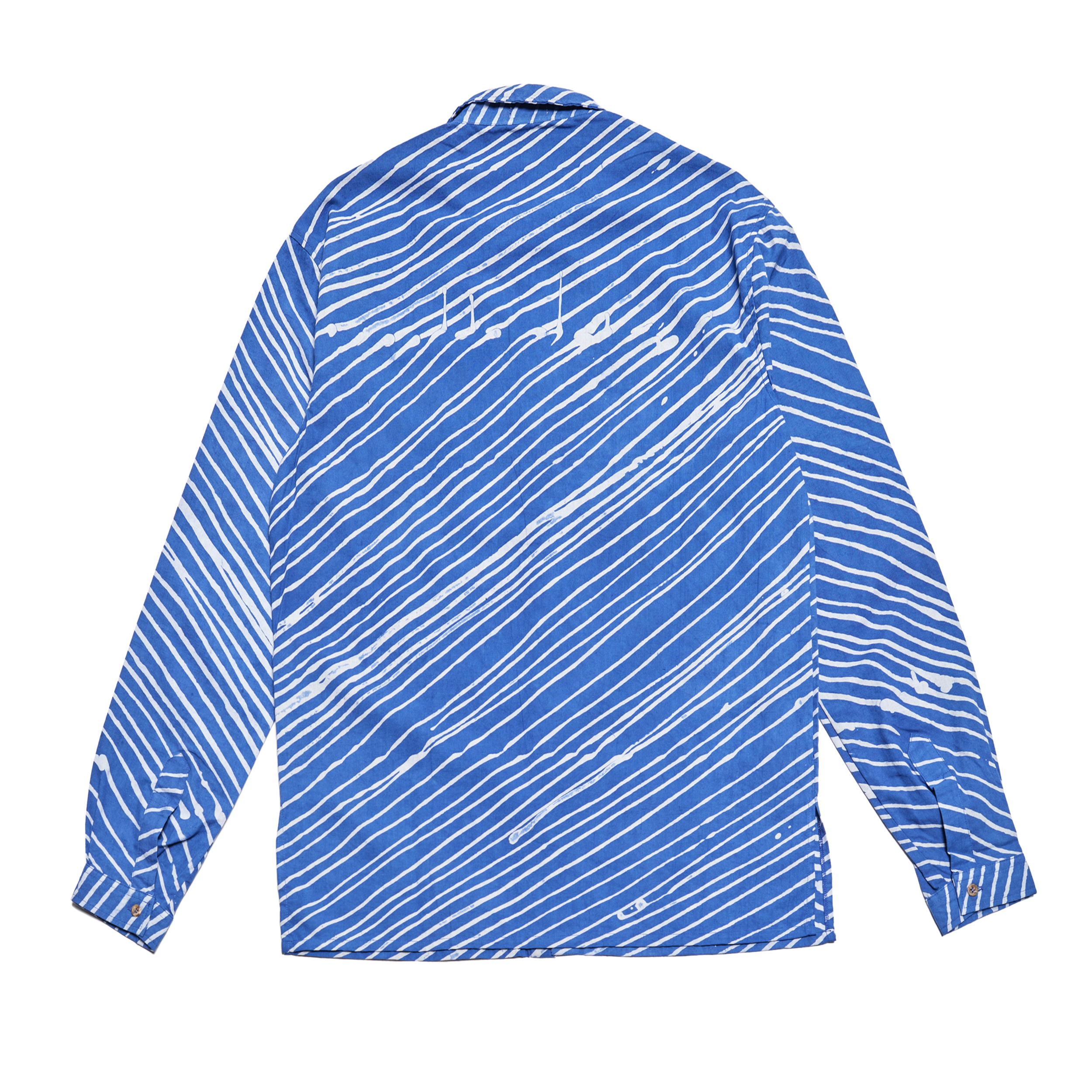POST-IMPERIAL LAGOS LONG SLEEVE SHIRT BROKEN DIAGONAL STRIPE SKY-MILK (BACK).png
