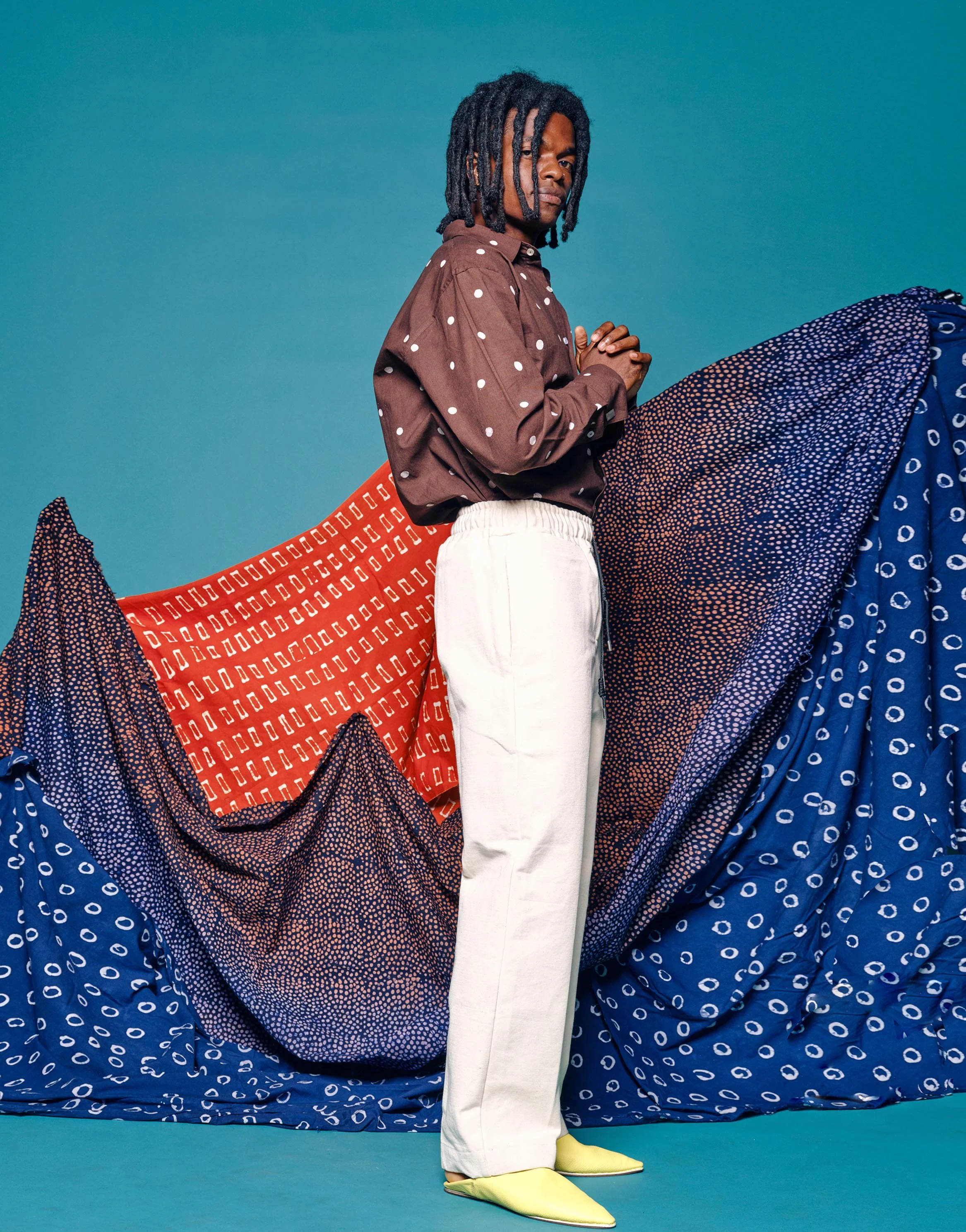 AJAH SHIRT BROKEN DOT BROWN(1).jpg