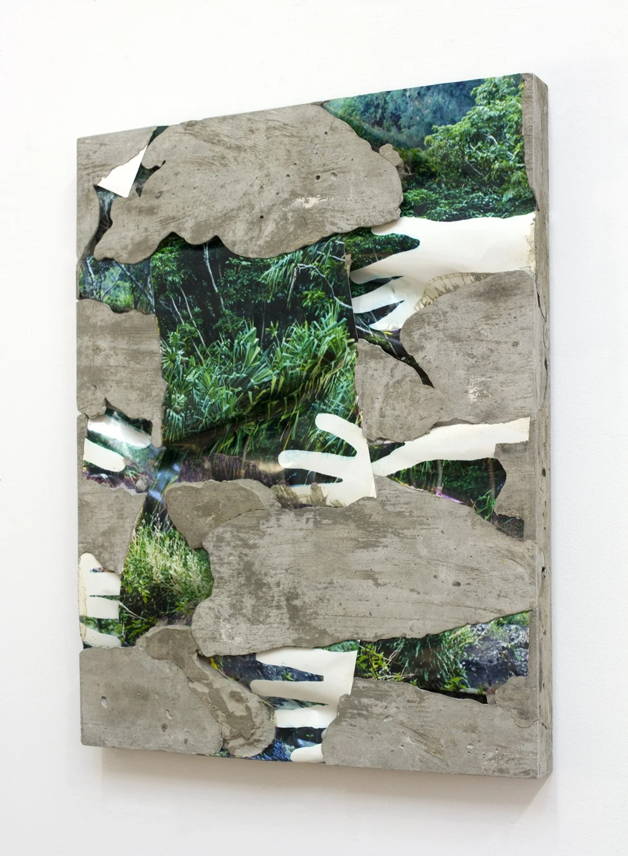 Maui Concrete Hands, 2024
Unique C-prints, concrete; 22.5" x 17.5" x 1.5"