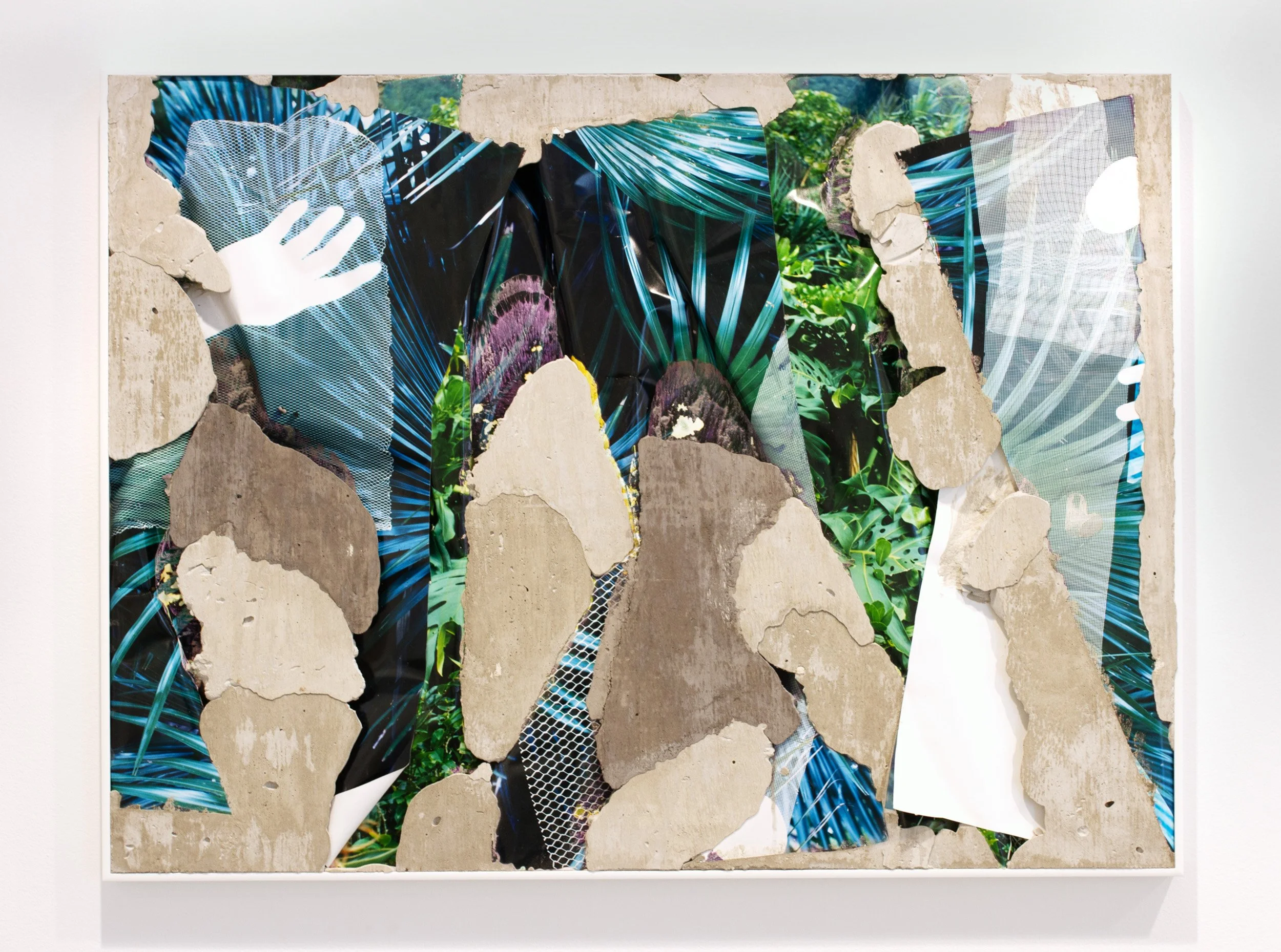 Hawaii Hands Layered Concrete, 2024
Unique C-print, concrete, aluminum frame
30" x 40" x 1.5"
