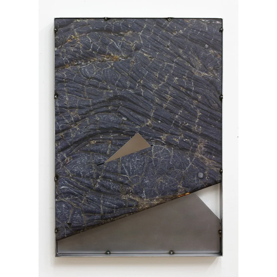 Hawaii Slotted Steel, 2024
UV print on steel, steel, steel frame
32" x 22.5" x 2.25"