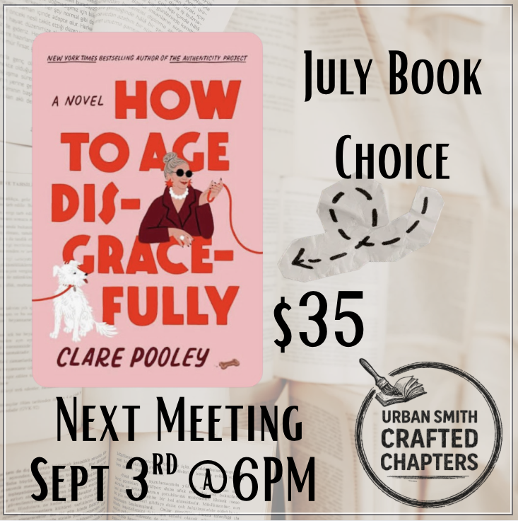 Crafted Chapters Book Club 9/3/26 @6pm