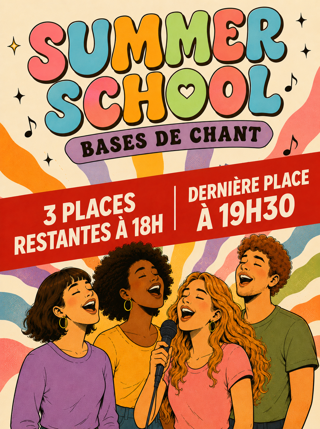 Stage Bases de Chant - 6 au 9 Juillet (4 soirs)