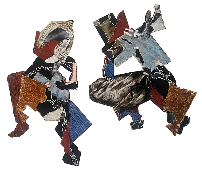  Healing Figures  1 and 2  
96" x 72"