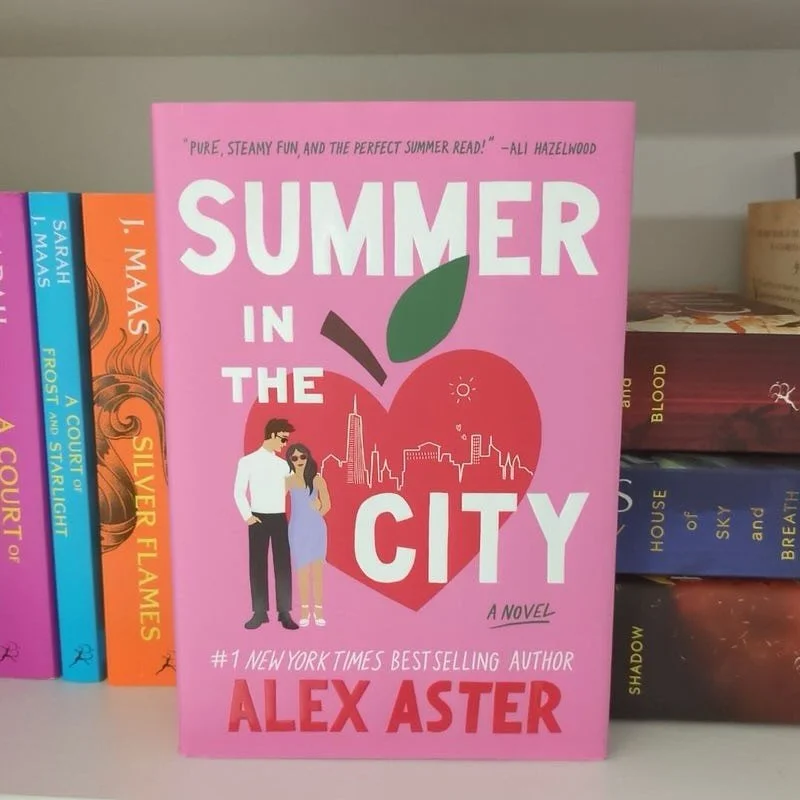 Book 46 of 2025: Summer in the City by Alex Aster 🫦 9/10
Not normally a romcom reader, but this one hit just right. It&rsquo;s funny, chaotic, and actually kind of honest about love being messy. I could picture every street and coffee shop and it ma