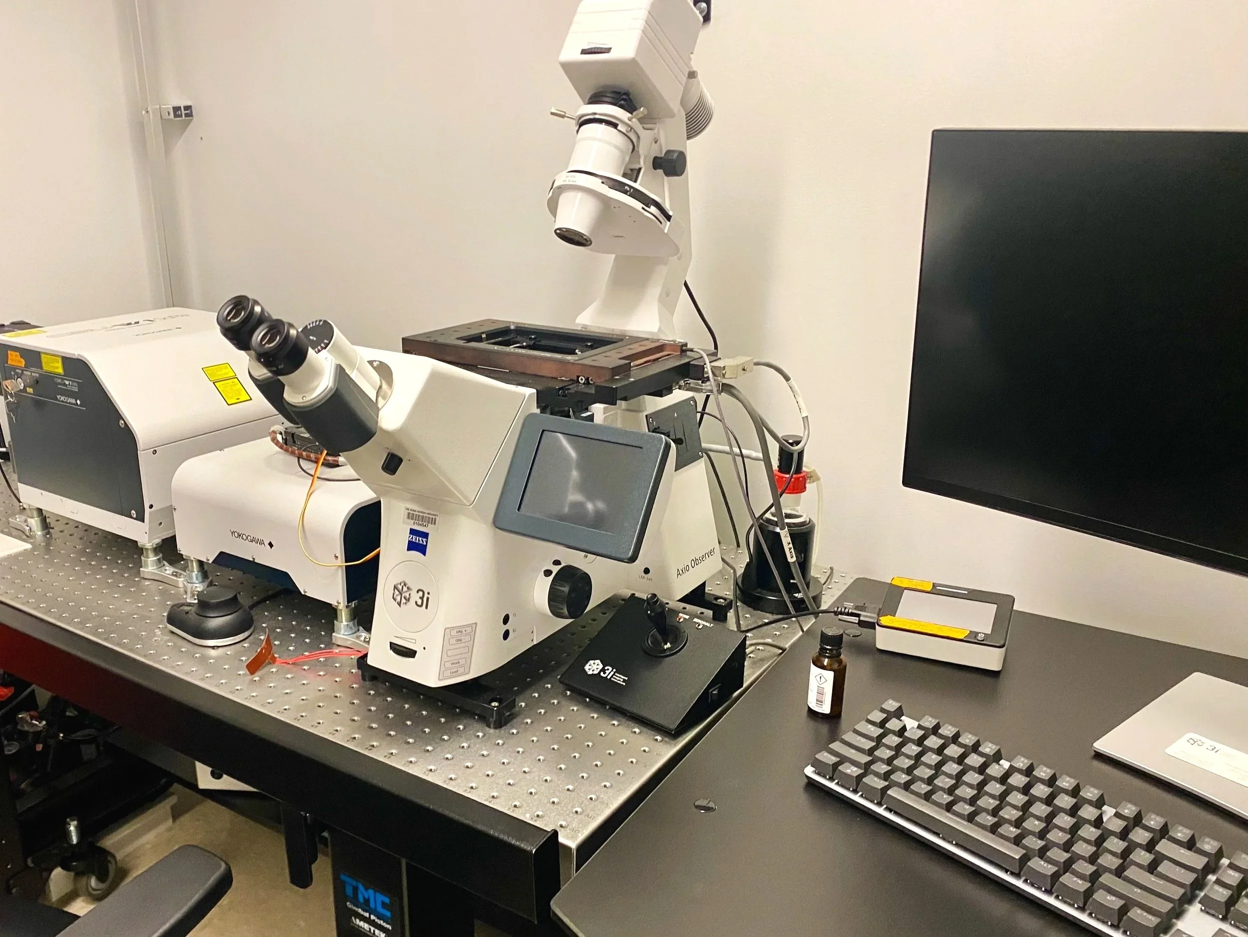 Our SoRa Microcope ready for collecting lots of exciting data!